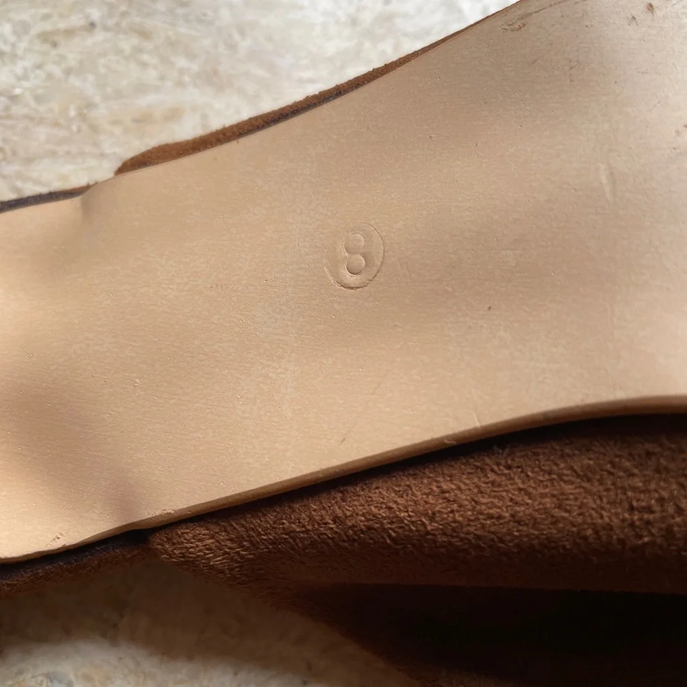 Tan Suede Mules - Picture 7 of 16